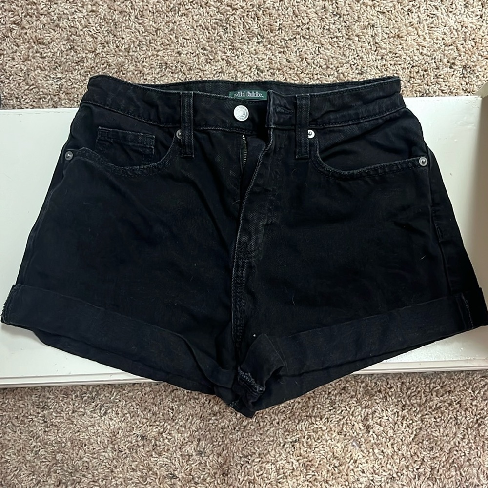 Black shorts-worn only a couple of times
